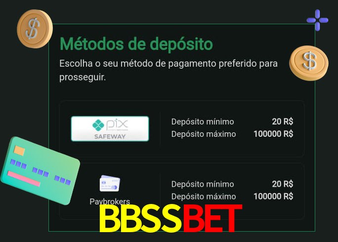 O cassino BBSSbet oferece uma grande variedade de métodos de pagamento